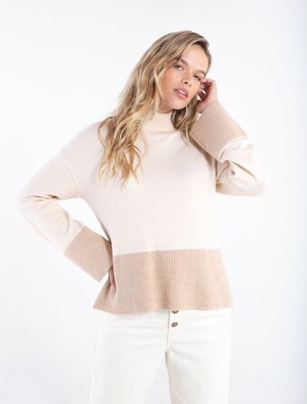 Naf Naf Buzo tejido cuello alto oferta