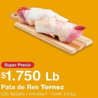 Makro Pata de Res TERNEZ oferta
