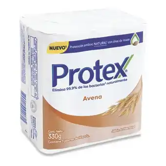 Makro Jabon protex avena 110gx3u oferta