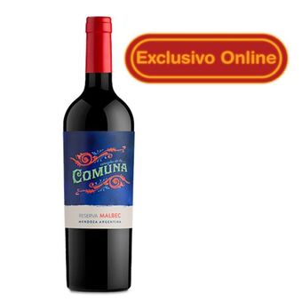 Makro Vino tinto comuna reserva malbec 750ml oferta