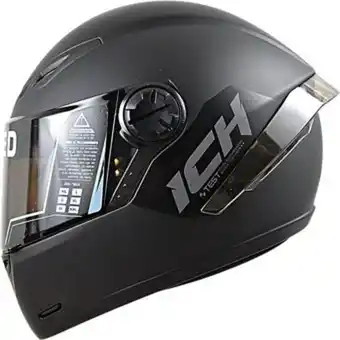 Linio Casco moto ich integral certificado 501r negro visor oscuro oferta
