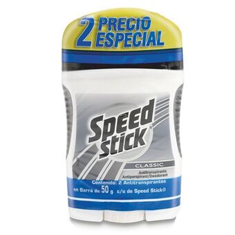 Makro Desodorante barra men speed stick clasic 50gx2u oferta