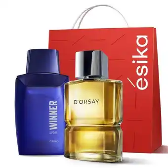 Ésika Set perfume de hombre d'orsay + winner sport oferta