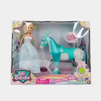 Panamericana Muñeca princesa de 30 cm con caballo oferta