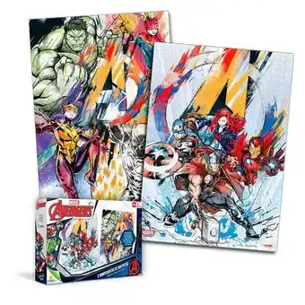 Alkosto Rompecabezas ronda avengers 2 x 500 piezas oferta