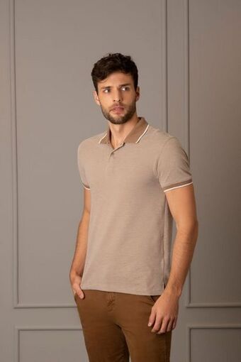 Vélez Polo manga corta patia para hombre silueta semifitted arena oferta