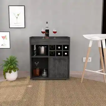 Éxito Mueble de bar 610 bertolini color roble gris oferta