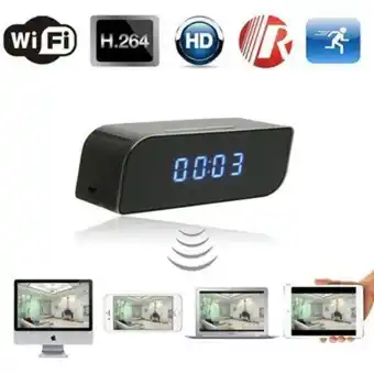 Linio Camara rejos espia oculto wifi despertador full hd oferta
