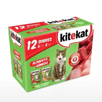 Makro Alimento humedo gato kitekat pack surtido x12u oferta