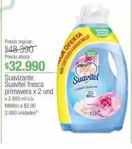Jumbo Suavizante suavitel fresca primavera x 2und oferta