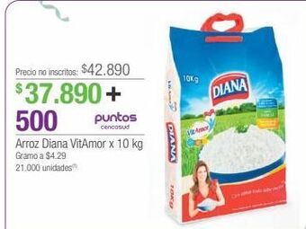 Jumbo Arroz diana vitamor x 10kg oferta
