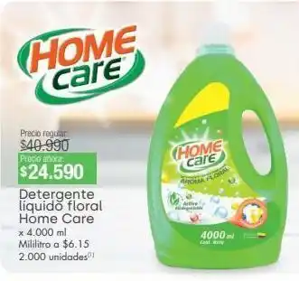 Jumbo Detergente líquido floral home care x 4.000 ml oferta