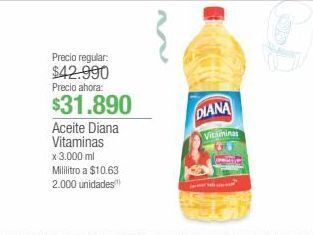 Jumbo Aceite diana vitaminas x 3.000 ml oferta