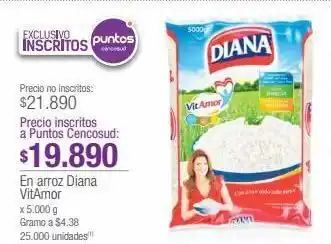 Jumbo En arroz diana vitamor x 5.000 g oferta