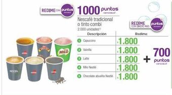 Jumbo Nescafé tradicional o tinto combi oferta