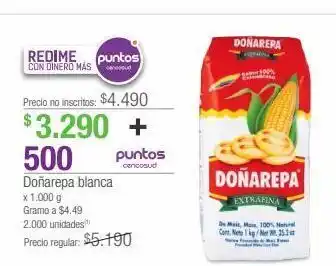 Jumbo Doñarepa blanca x 1000g oferta