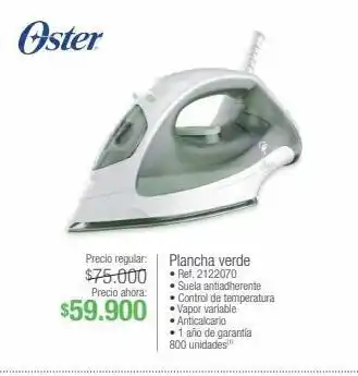 Jumbo Plancha verde • ref. 2122070 • suela antiadherente oferta