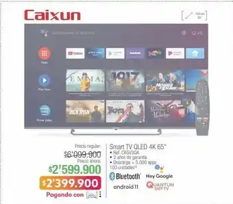 Jumbo Caixun smart tv qled 4k 65" • ref. c65v3qa oferta