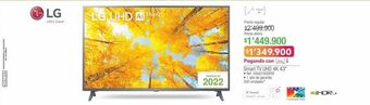 Jumbo Lg smart tv uhd 4k 43" • ref. 43uq7400psf oferta