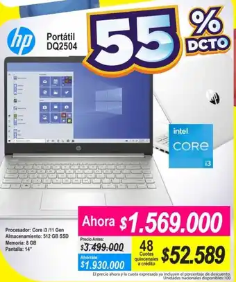 Alkomprar HP Portátil DQ2504 oferta