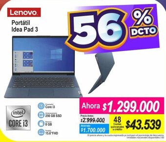 Alkomprar Lenovo Portátil Idea Pad 3 oferta