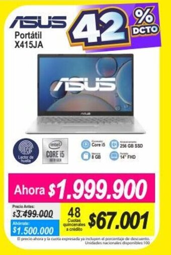 Alkomprar Asus Portátil X415JA oferta