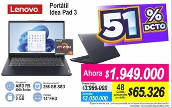 Alkomprar Lenovo Portátil Idea Pad 3 oferta