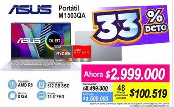 Alkomprar Asus Portátil M1503QA oferta