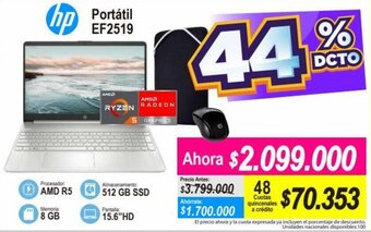 Alkomprar HP Portátil EF2519 oferta