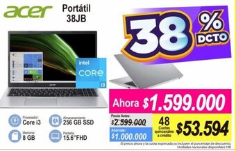 Alkomprar Acer Portátil 38JB oferta