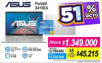 Alkomprar Asus Portátil X415EA oferta