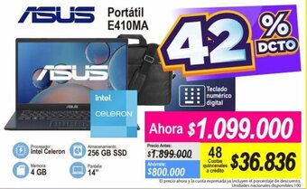 Alkomprar Asus Portátil E410MA oferta