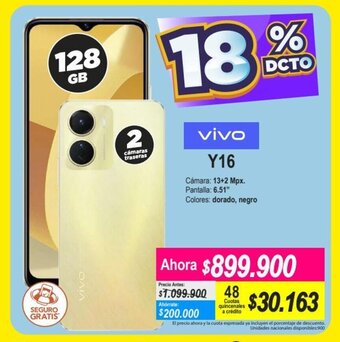 Alkomprar Vivo Y16 128GB oferta