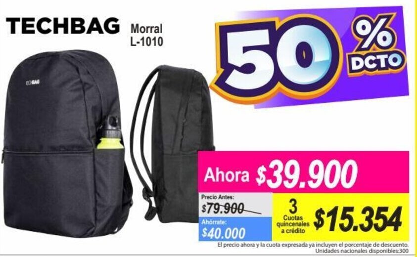 Morral techbag discount