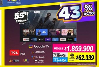 Alkomprar TCL P735 Google TV oferta