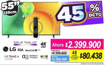 Alkomprar LG SQA NanoCell 55" oferta