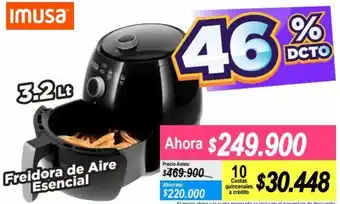 Alkomprar Imusa Freidora de Aire Esencial 3.2lt oferta