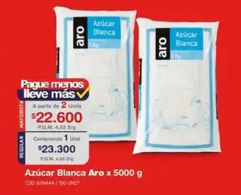 Makro Azúcar Blanca Aro x 5000g oferta