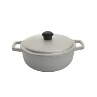 Caldero aluminio fundido con tapa natural 24 cm...