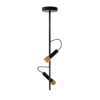 Tugó Lámpara de techo doble negro/dorado oferta