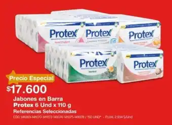 Makro Jabones en Barra Protex 6 und x 110g oferta