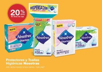Makro Protectores y Toallas Higiénicas Nosotras oferta