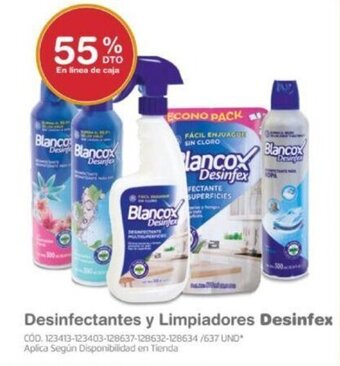Makro Desinfectantes y Limpiadores Blancox Desinfex oferta
