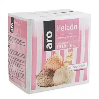 Makro Helado aro veteado mora caja 10l oferta