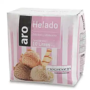 Makro Helado aro macadamia caja 10l oferta