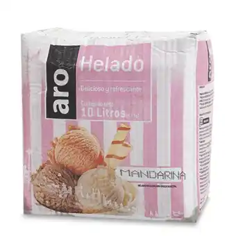 Makro Helado aro mandarina caja 10l oferta
