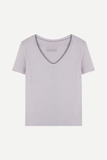 Koaj Camiseta básica, manga corta con cuello en v oferta