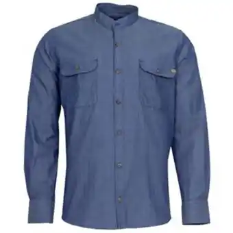 VO5 Camisa manga larga silueta regular color azul medio csl 02822 oferta
