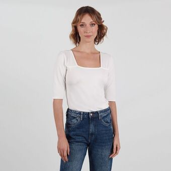 Fuera de Serie Camiseta cuello u manga 3cuartos oferta