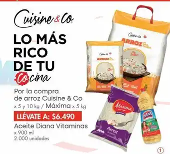 Metro Arroz cuisine & co x 5 y 10kg oferta